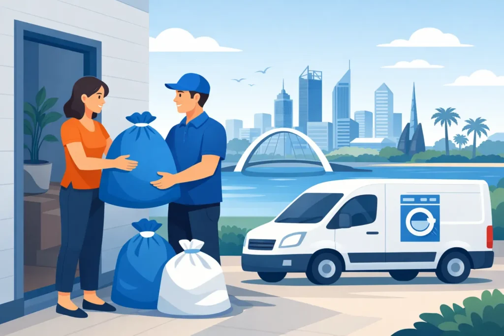 Free Doorstep Laundry Collection in Perth