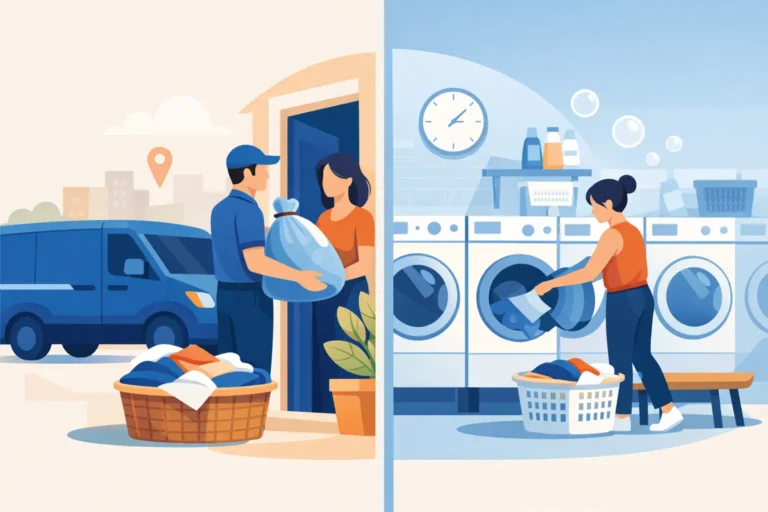 Pickup Laundry Versus Laundromat Visits