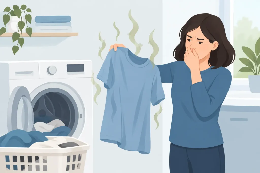 Why Do Clothes Smell Musty After Washing?